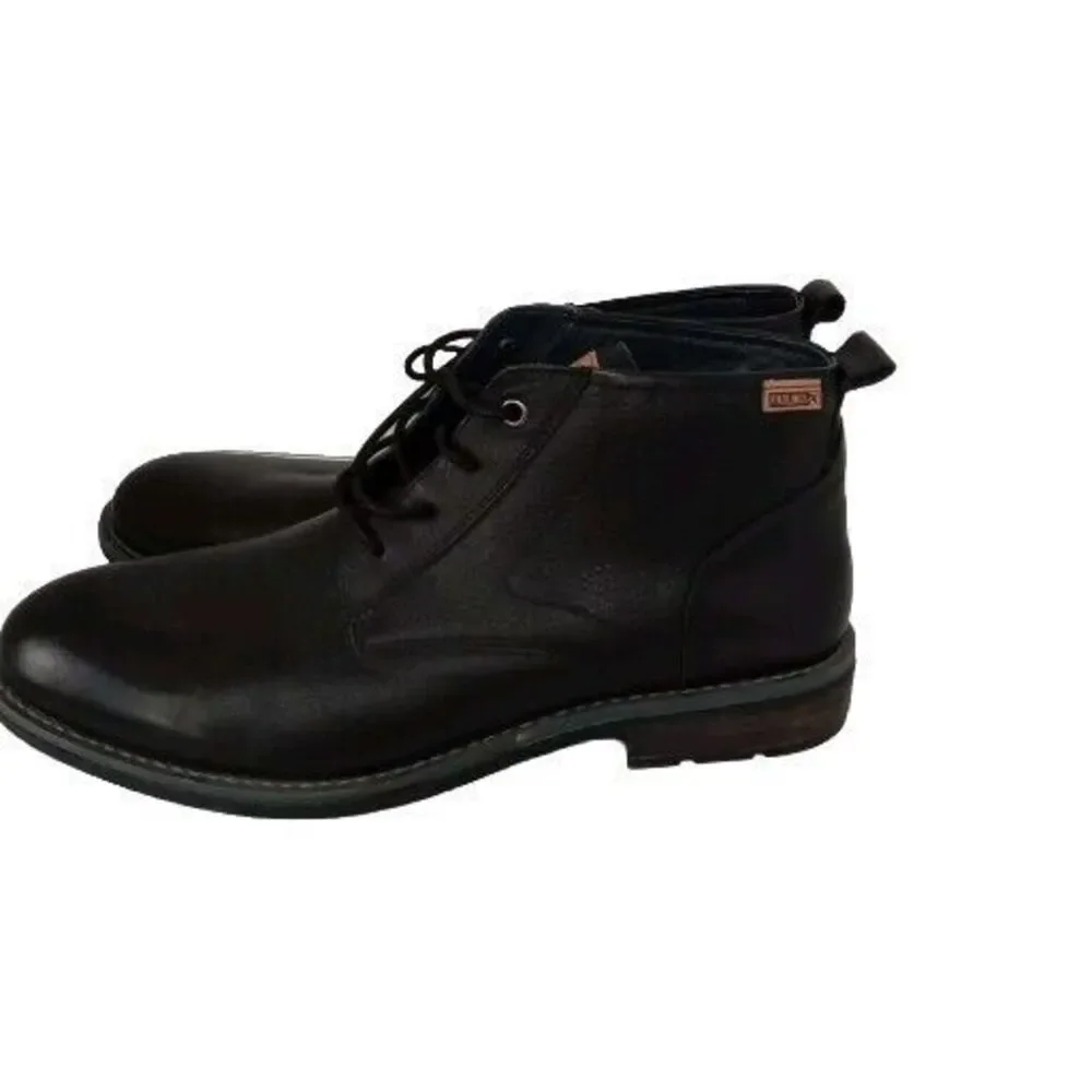 Pikolinos Chukka Boots Leather Ankle‎ Dress Casual Lace Up Black Size 11